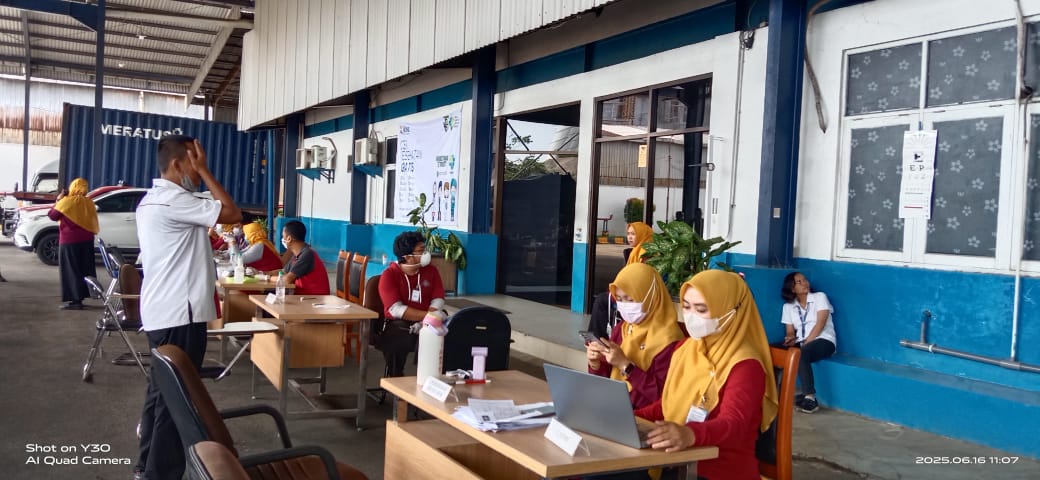 Ciptakan Lingkungan Kerja Sehat, Dinkesda Demak Lakukan Monev CKG di PT. Kino Indonesia