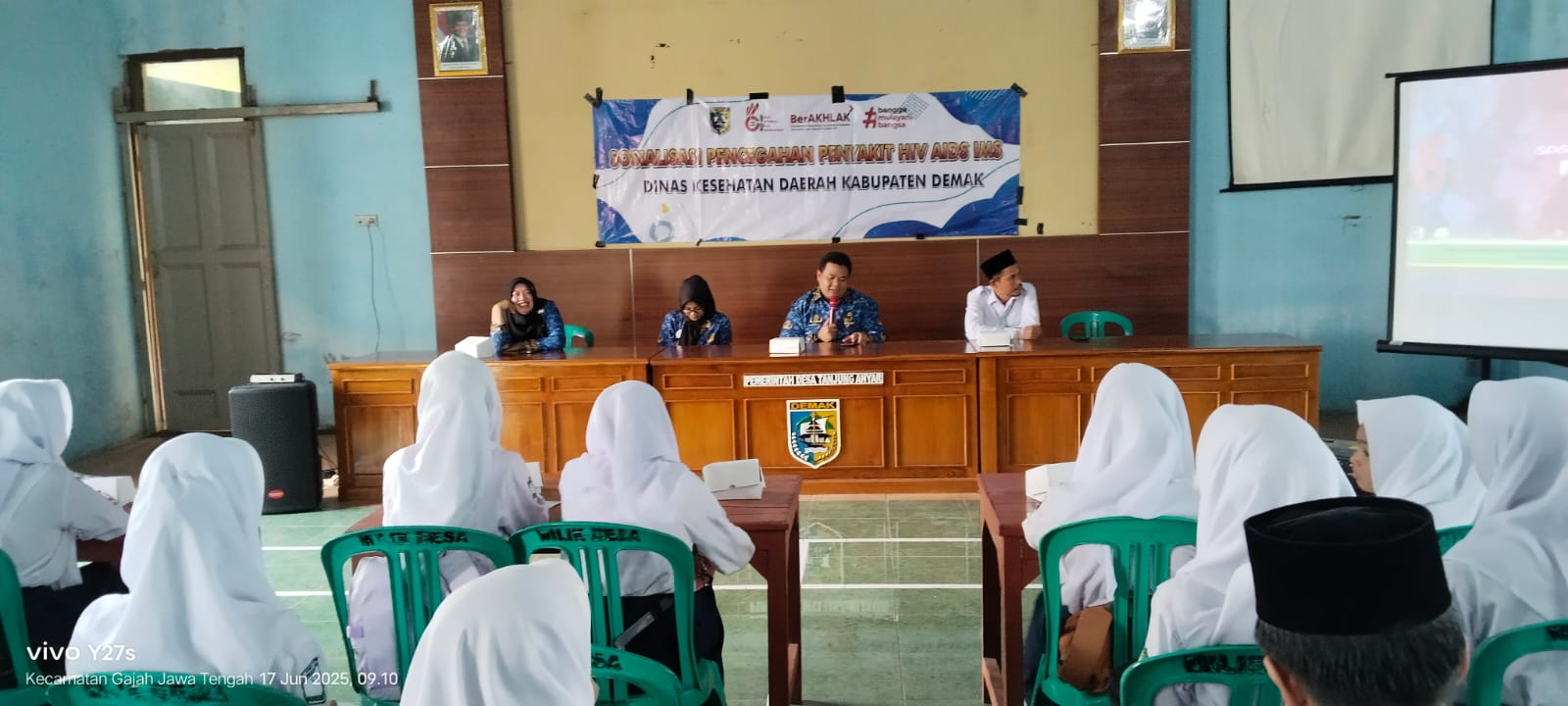MTs Nurul Ulum Gandeng Tim Kesehatan Gelar Sosialisasi Pencegahan HIV AIDs & IMS