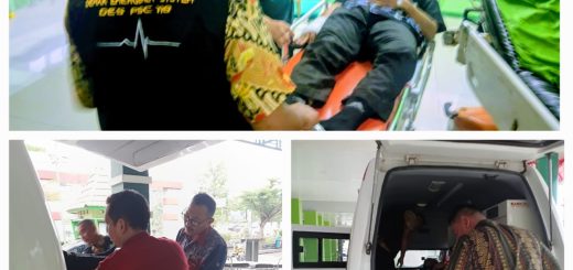 Tim PSC gerak cepat melakukan penanganan cepat dalam menangani pasien/KLL